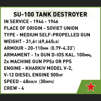 SU-100 średnie działo samobieżne 655 Kl.HC WWII